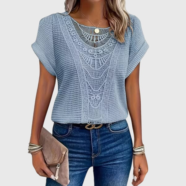 Pearl | Women's Elegant Ibiza Style Blouse