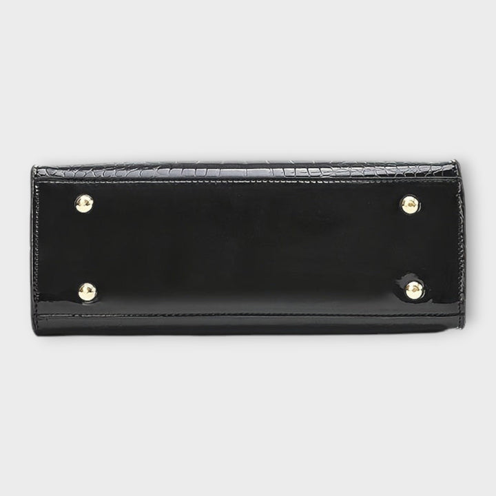 Veralie -  Shiny Crocodile Skin Pattern Handbag