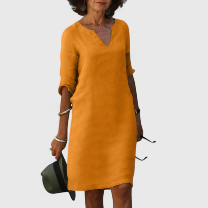 Taylor | Women's Comfortable V-Neck Dress