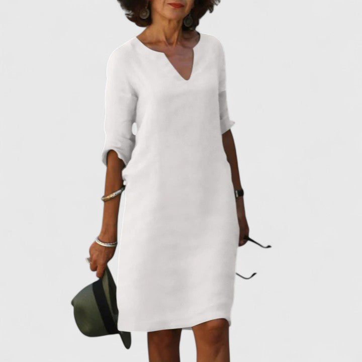 Taylor | Women's Comfortable V-Neck Dress