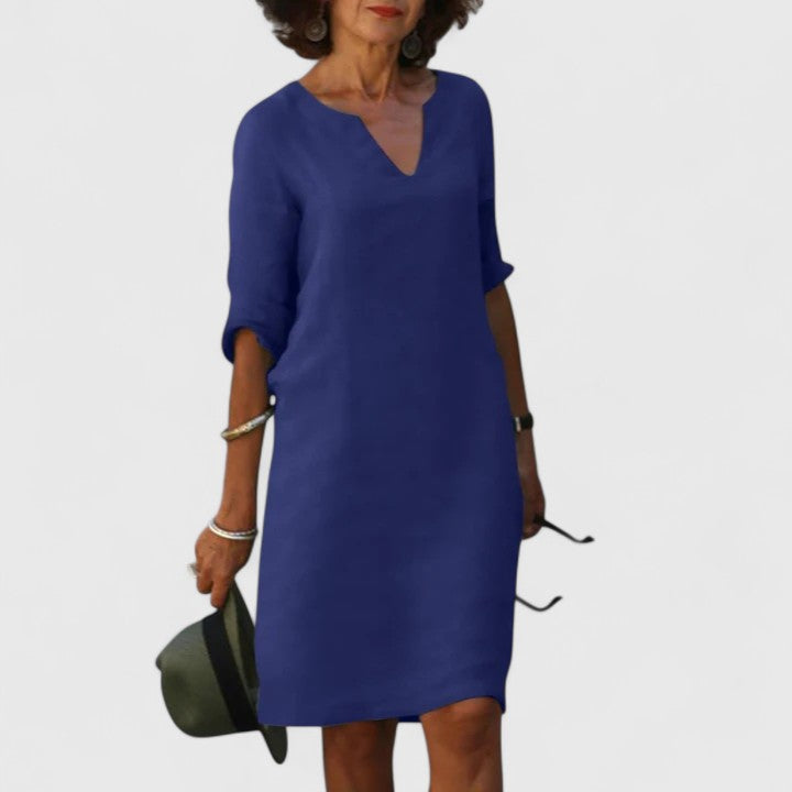 Taylor | Women's Comfortable V-Neck Dress