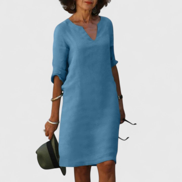 Taylor | Women's Comfortable V-Neck Dress