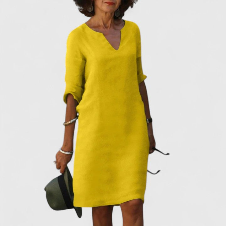 Taylor | Women's Comfortable V-Neck Dress