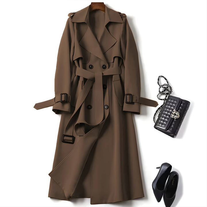 Carmina – Elegant Belted Trench Coat