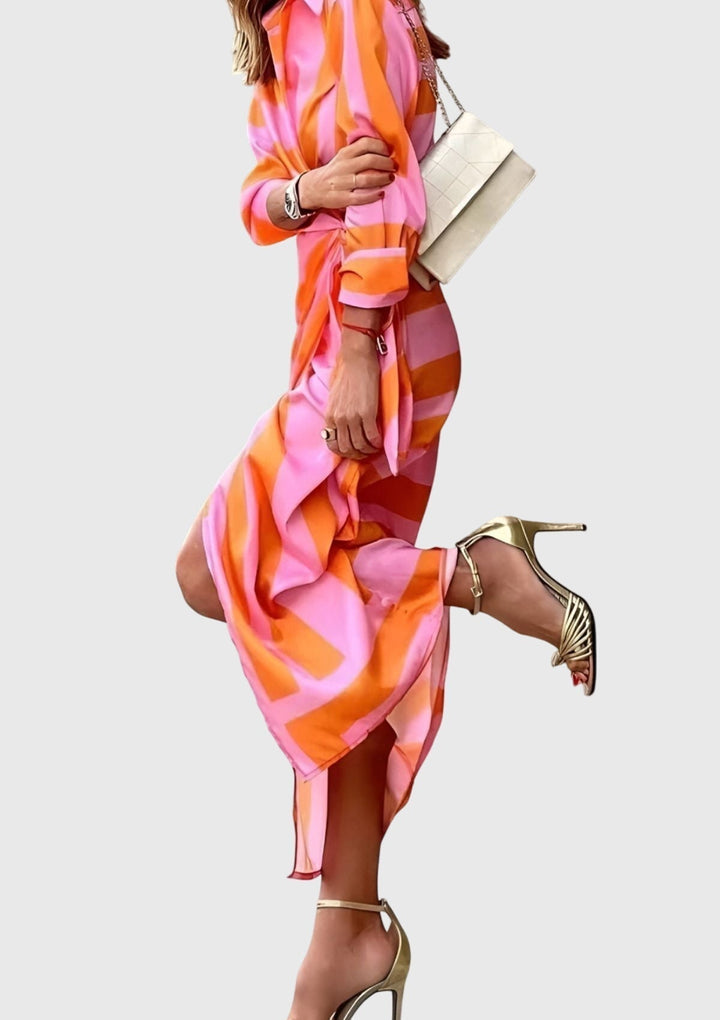 Everly | Women's Elegant Wrap Dress With Print