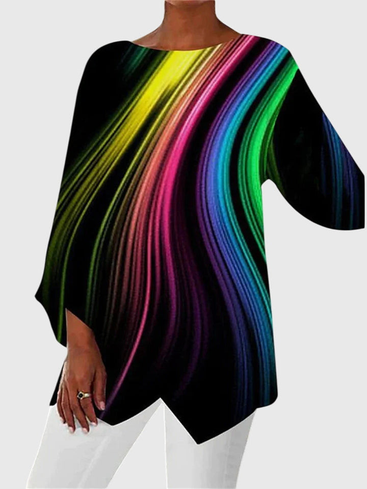 Alayah | Women's Elegant Crew Neck Top