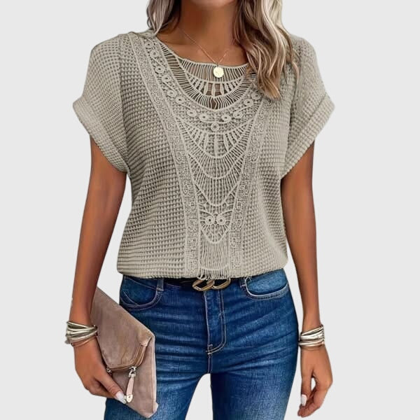 Pearl | Women's Elegant Ibiza Style Blouse