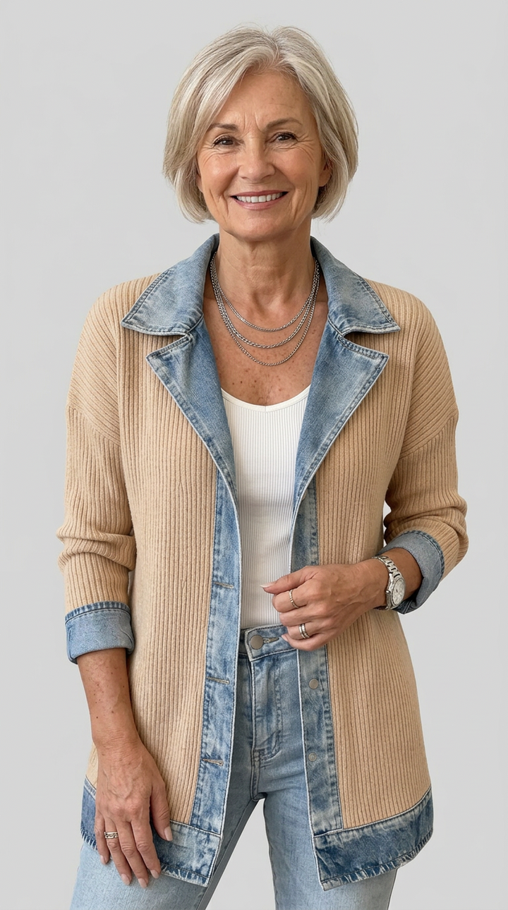 Mixed Denim Jacket