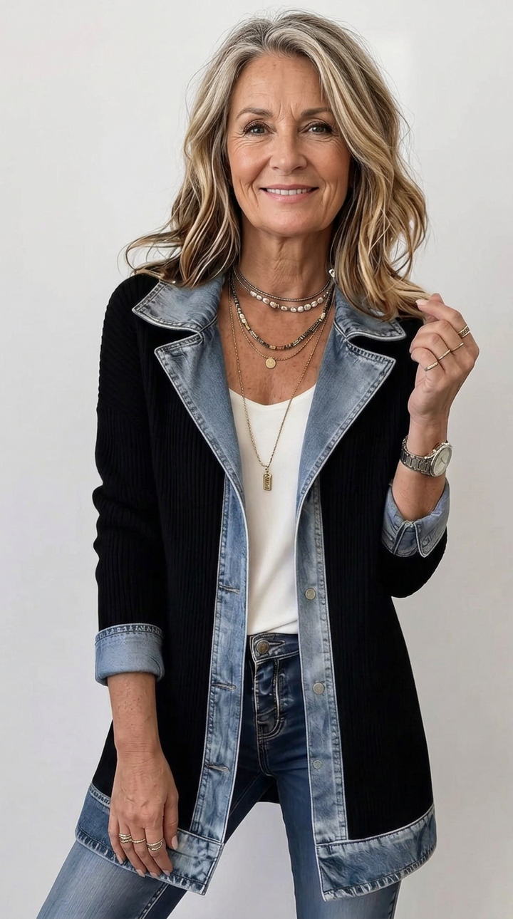 Mixed Denim Jacket