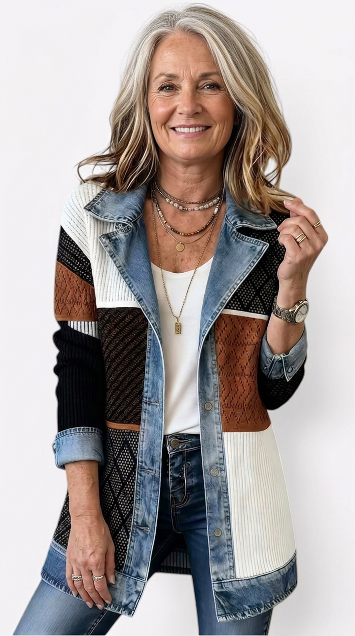 Mixed Denim Jacket