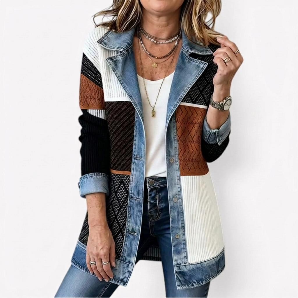 Mixed Denim Jacket