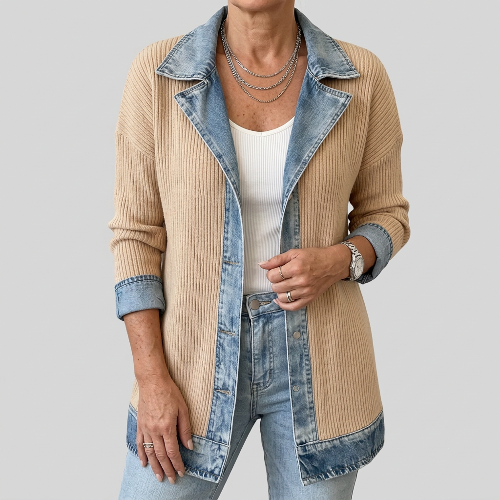 Mixed Denim Jacket