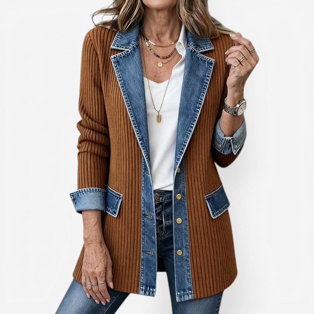 Mixed Denim Jacket