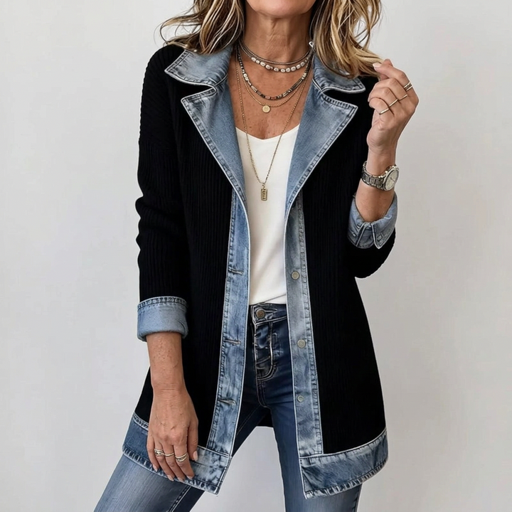 Mixed Denim Jacket