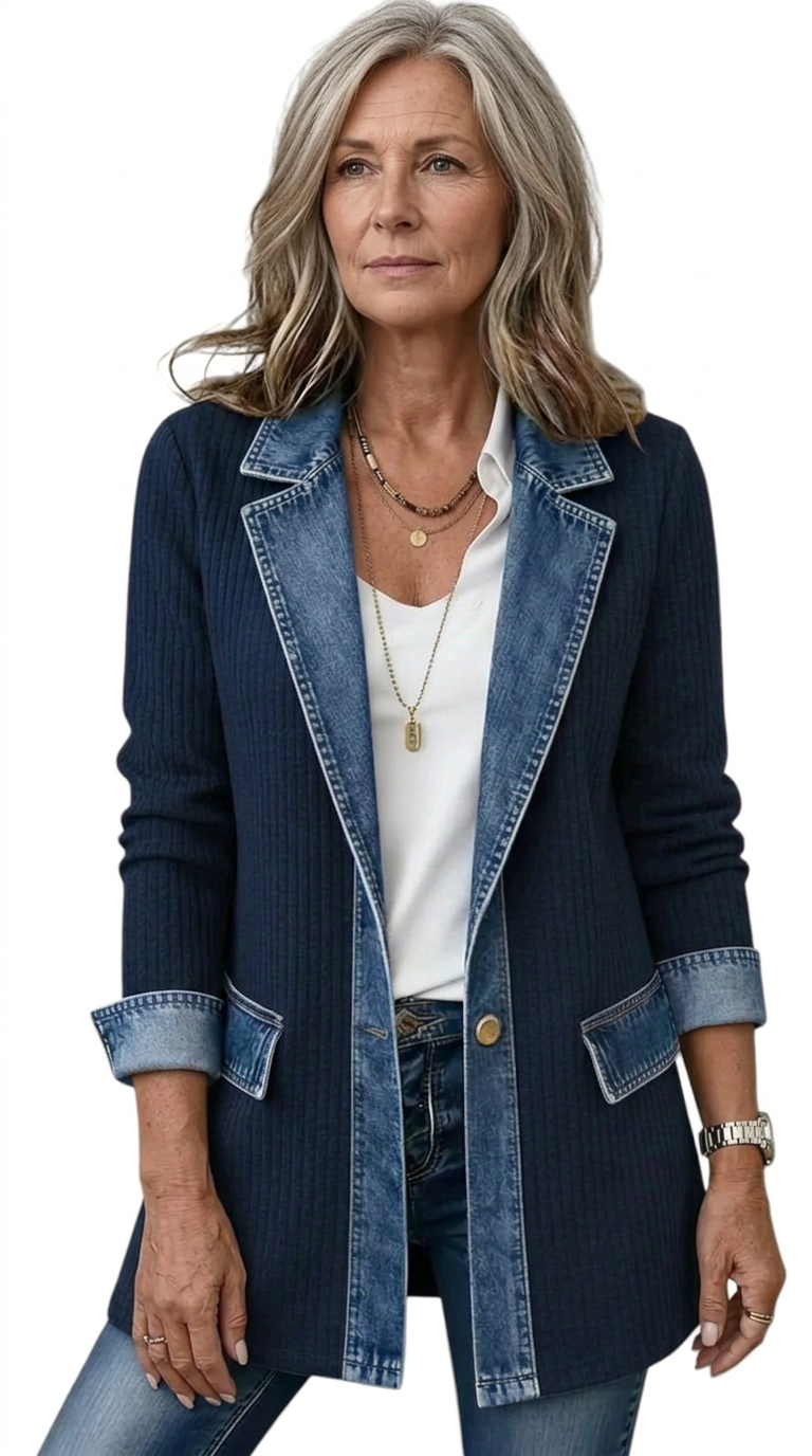 Mixed Denim Jacket