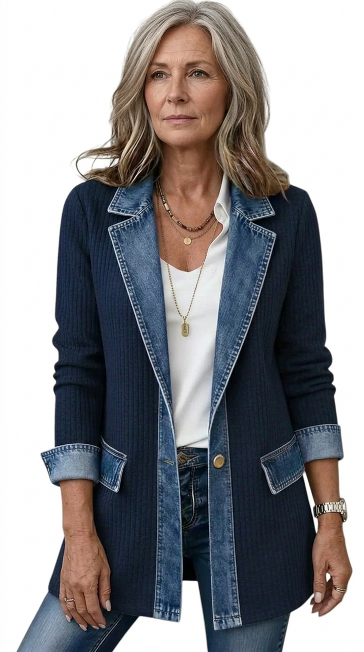 Mixed Denim Jacket