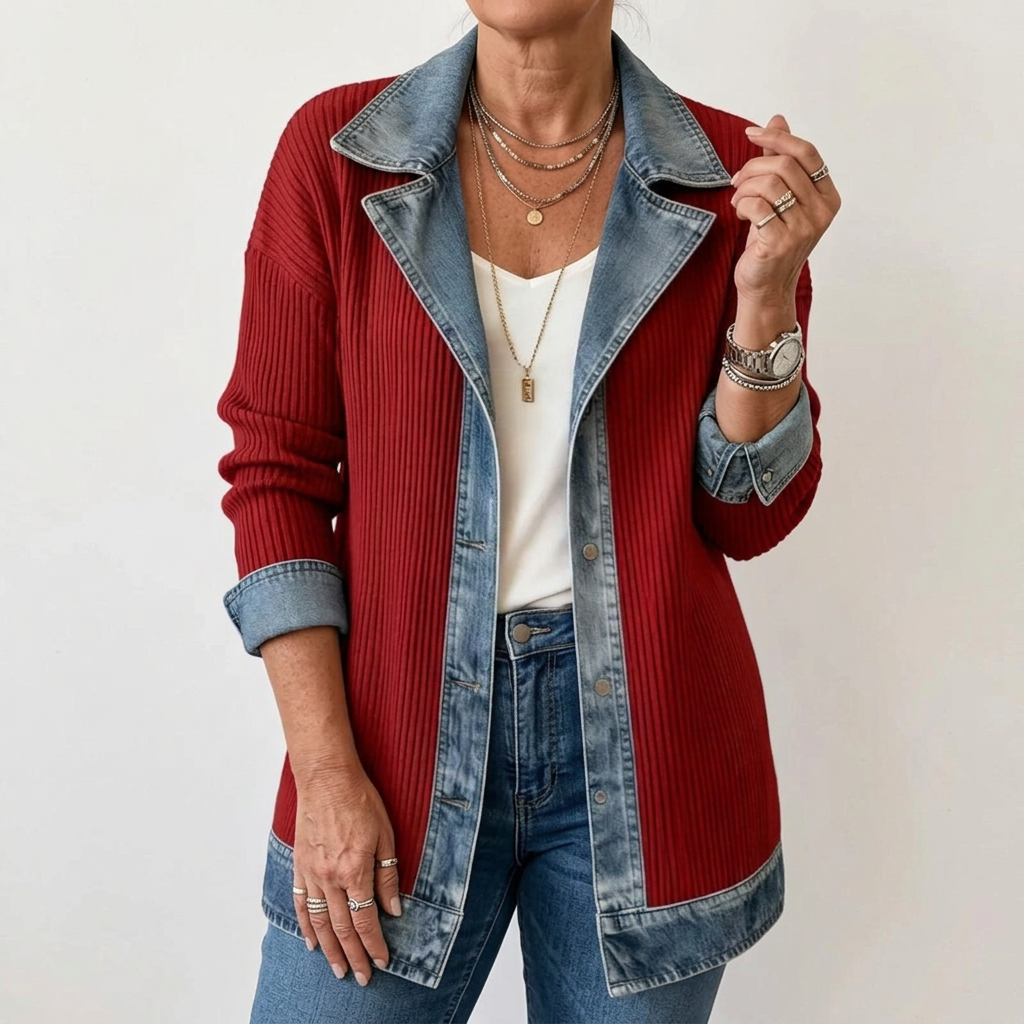 Mixed Denim Jacket