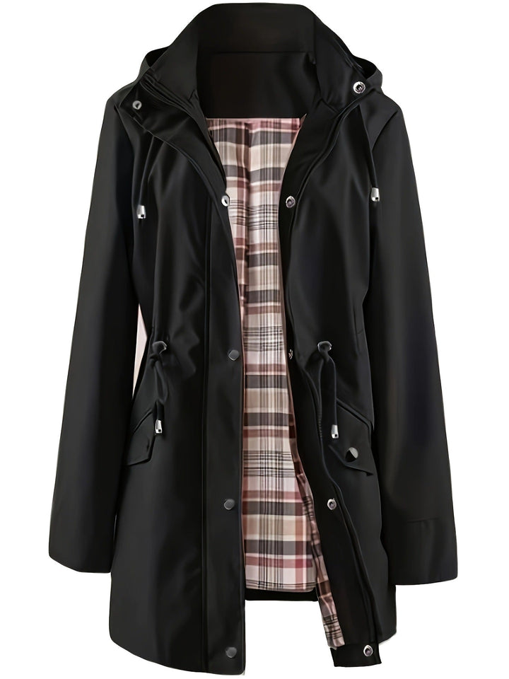 Alondra - Tartan-Lined Rain Parka
