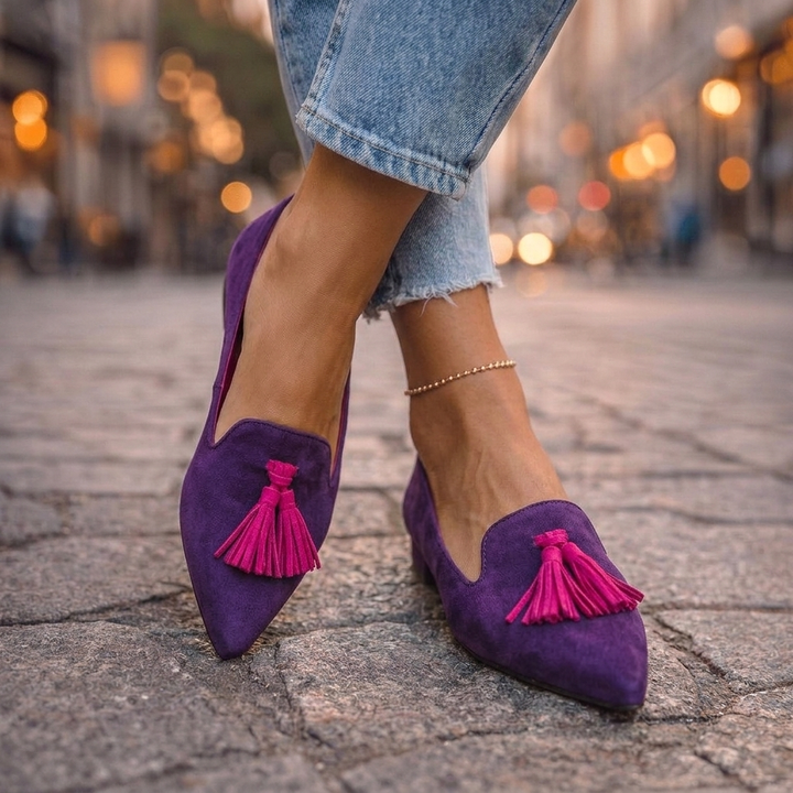 Liv - Pointed Slip-On Flats