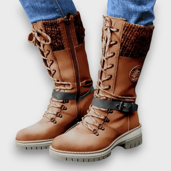 Ericca - Lace-Up Winter Boots
