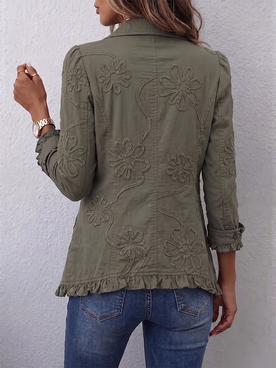 Savannah | Embroidered Casual Jacket
