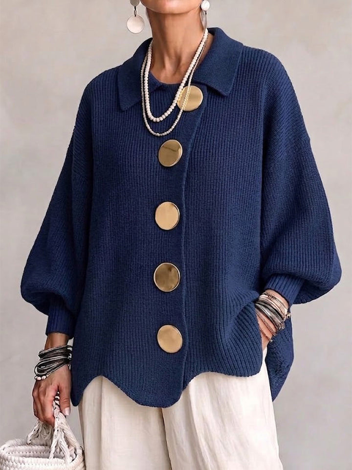Audrey | Elegant Button Knit Jacket