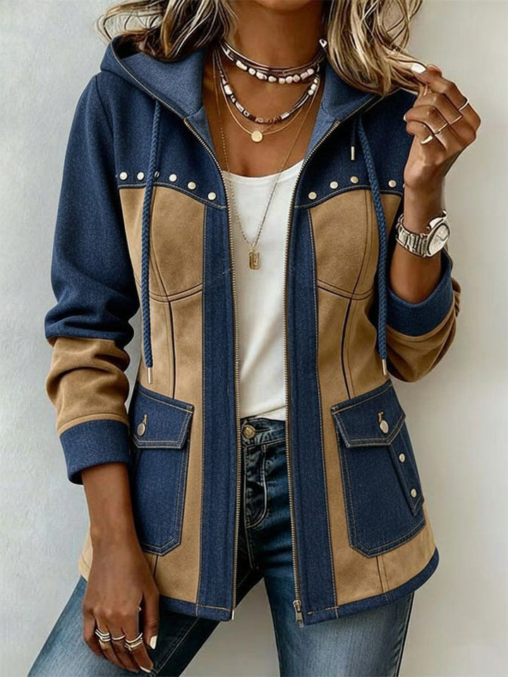 Fawnridge | Women's Patchwork Hooded Jacket