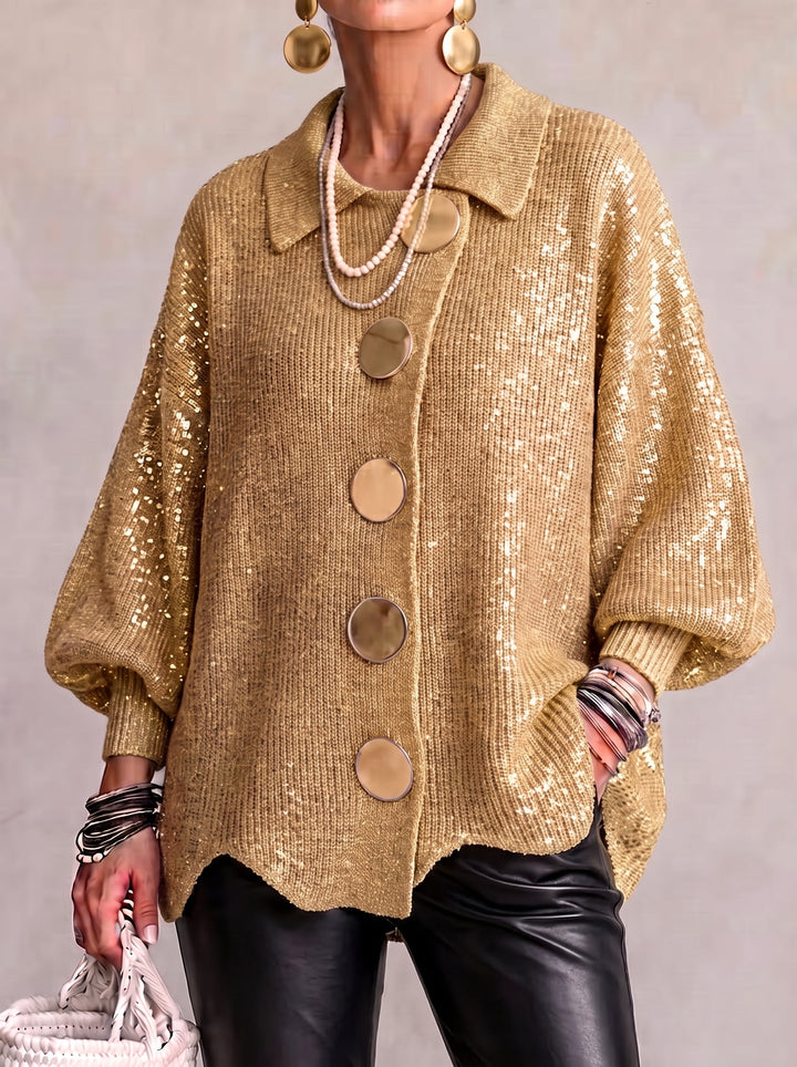 Audrey | Elegant Button Knit Jacket