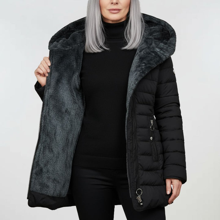 Alessina Waterproof Padded Hooded Coat