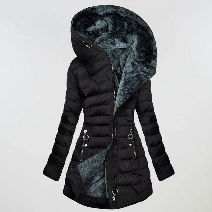 Alessina Waterproof Padded Hooded Coat