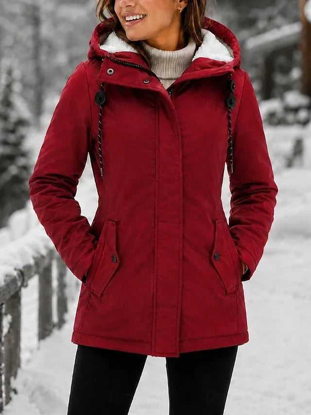 Marissa Women's Casual Hooded Puffer Jacket