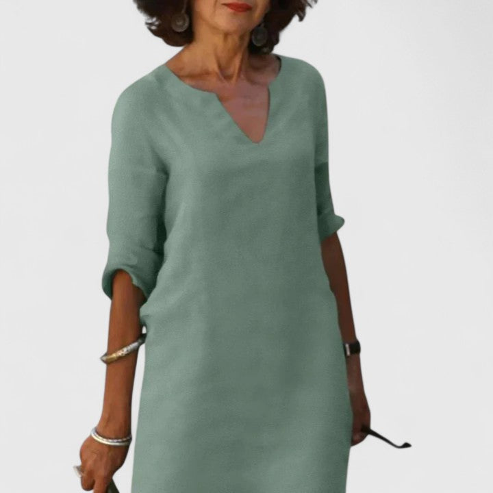 Taylor | Women's Comfortable V-Neck Dress