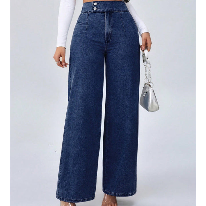 Aria - High-Waist Wide Leg Jeans