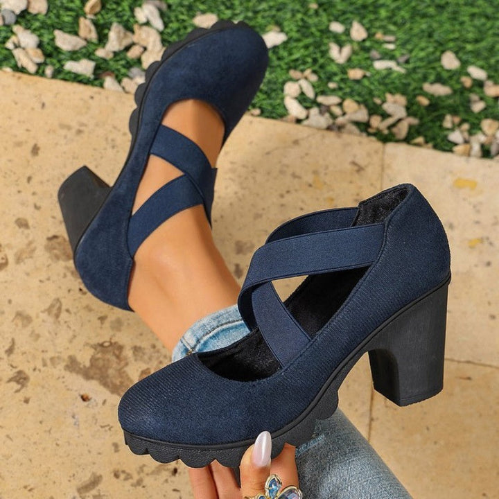 Maryam - Mary Jane Platform Heels