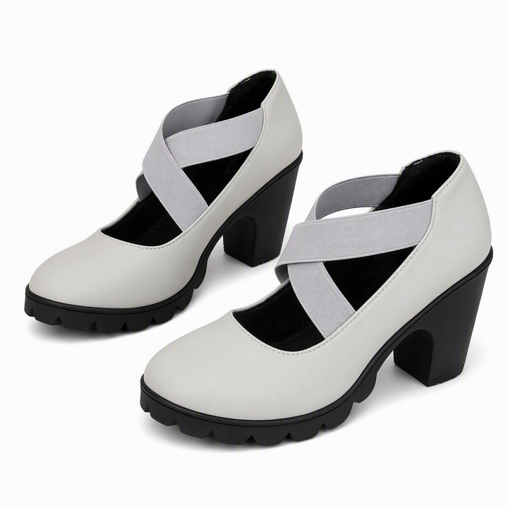 Maryam - Mary Jane Platform Heels