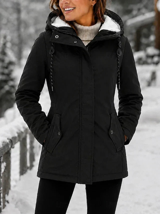 Marissa Women's Casual Hooded Puffer Jacket