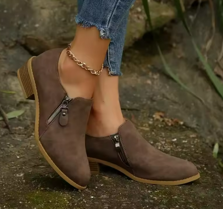 Bronte | Women's Orthopaedic Zip-Up Ankle Boots