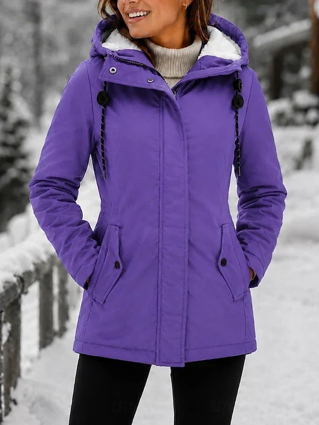Marissa Women's Casual Hooded Puffer Jacket